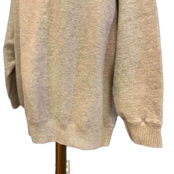 NWOT 3X Just My Size THICK gray long sleeve crew neck sweatshirt - Picture 10 of 15